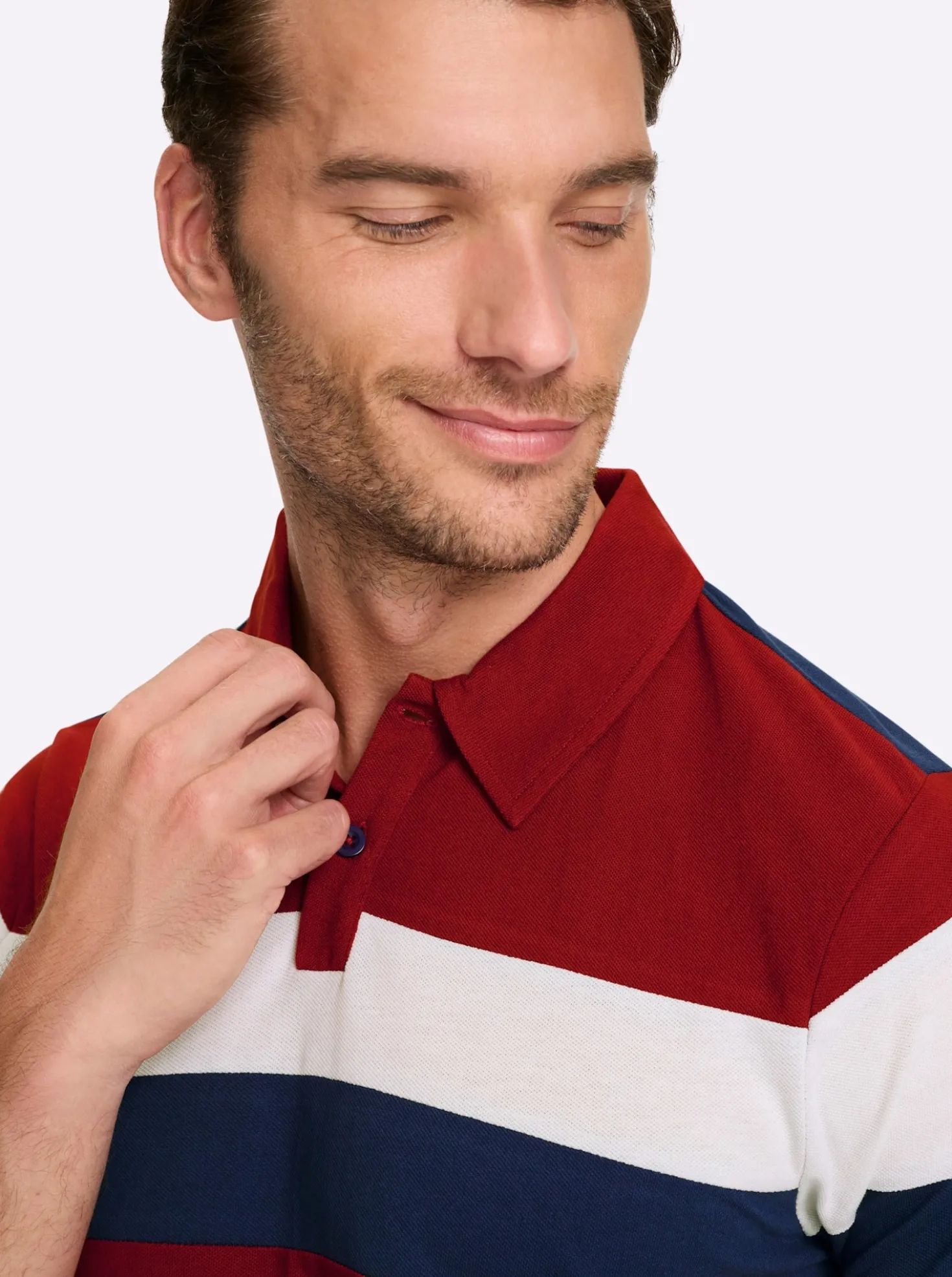 Kurzarmshirt in Pikee-Qualität