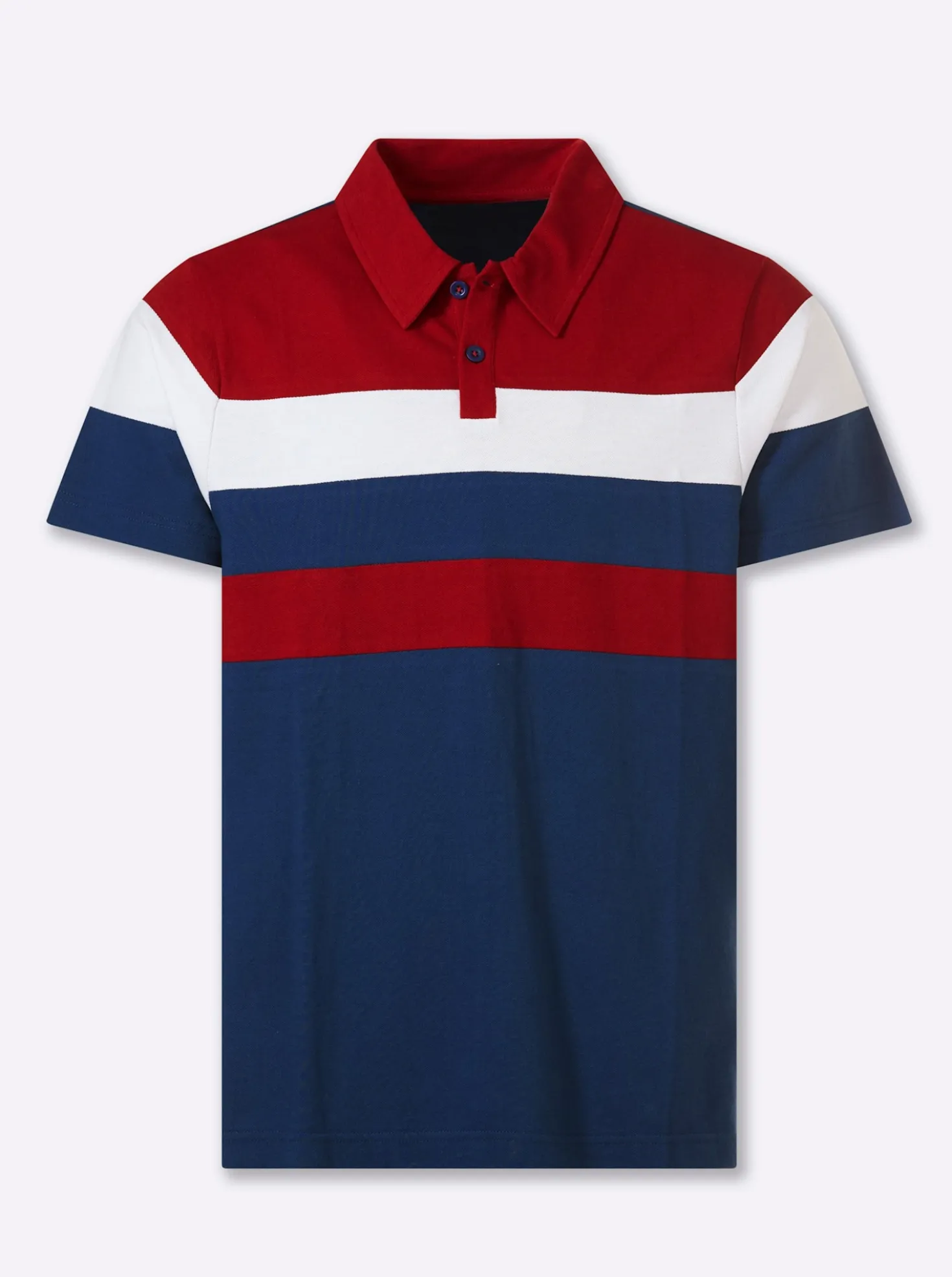 Kurzarmshirt in Pikee-Qualität