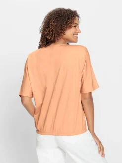 Kurzarmshirt mit Fledermausärmeln