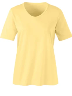 Kurzarmshirt mit V-Ausschnitt