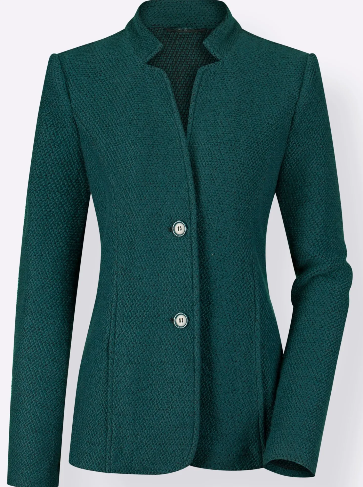 Kurzblazer in Bouclé-Qualität