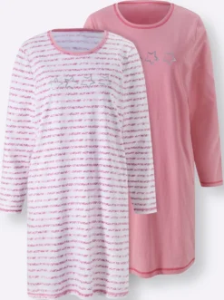 Langarm Sleepshirts