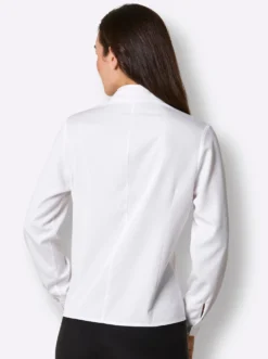 Langarm-Bluse mit Glitzersteinchen