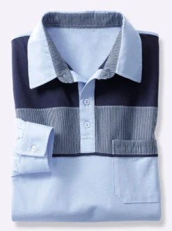 Langarm-Poloshirt