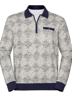 Langarm-Poloshirt