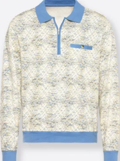 Langarm-Poloshirt