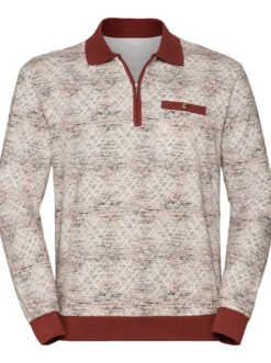Langarm-Poloshirt
