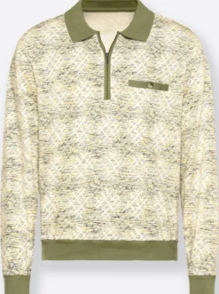 Langarm-Poloshirt