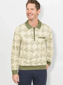 Langarm-Poloshirt