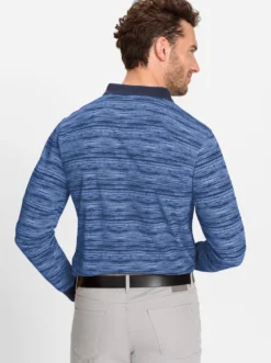 Langarm-Poloshirt , temperaturausgleichend und bügelfrei
