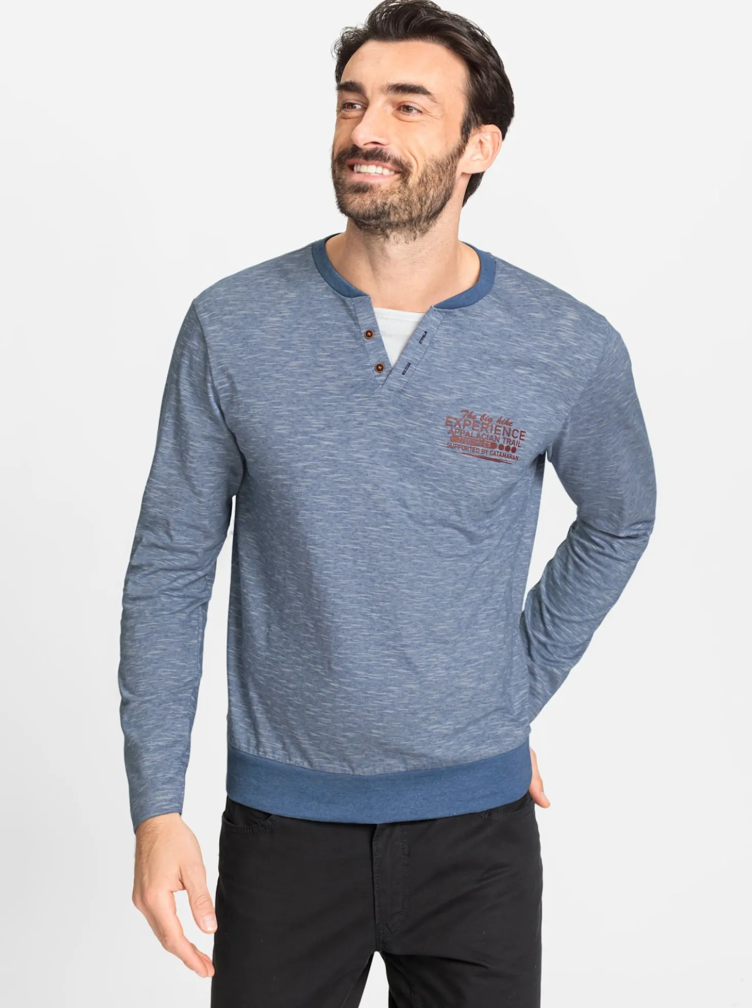 Langarmshirt in 2-in-1-Optik