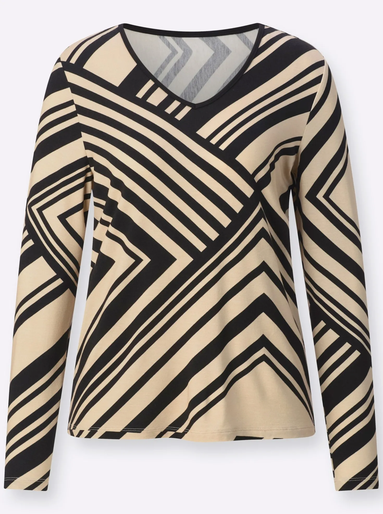 Langarmshirt mit Grafik-Druck