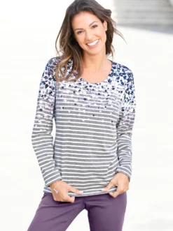 Langarmshirt mit Mustermix