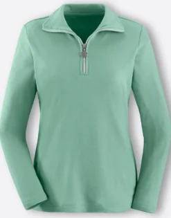 Langarmshirt mit Schneeflocken-Anhänger