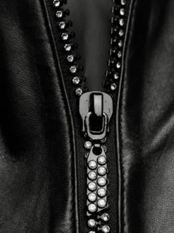 Lederblazer mit handschuhweichem Griff