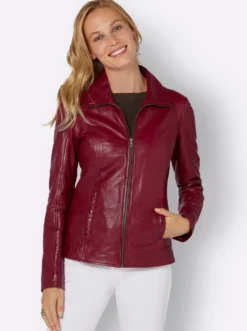 Lederjacke aus Lammnappa