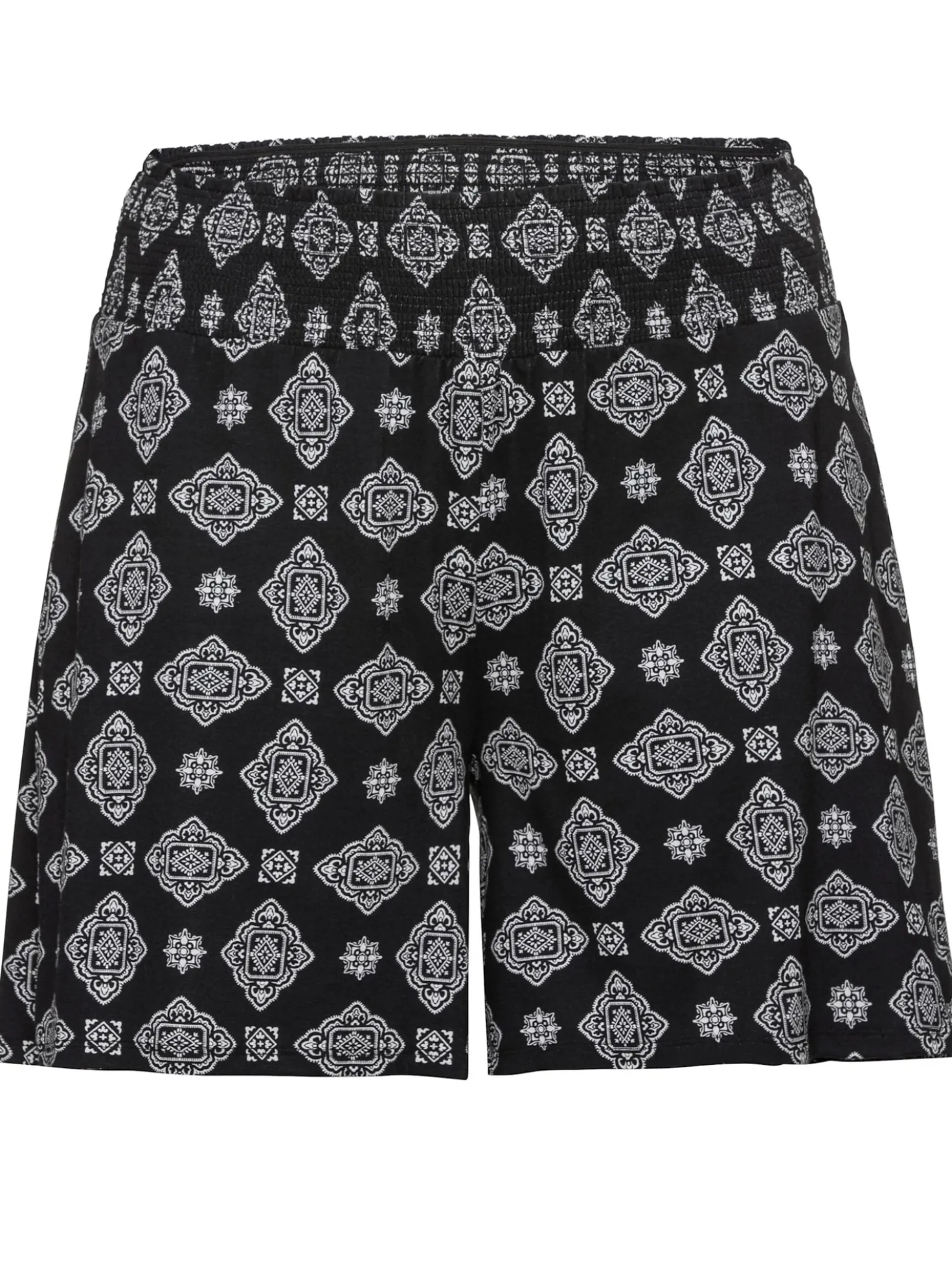Lockere Shorts mit Smokbund