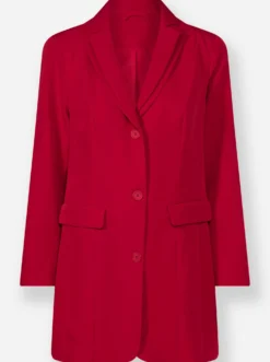 Longblazer mit doppeltem Revers