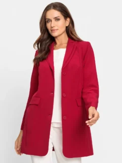 Longblazer mit doppeltem Revers