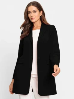 Longblazer mit doppeltem Revers