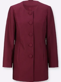 Longblazer mit Nahttaschen