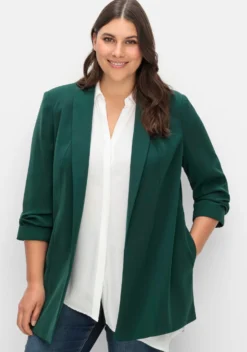 Longblazer mit Schalkragen