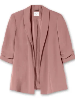 Longblazer mit Schalkragen