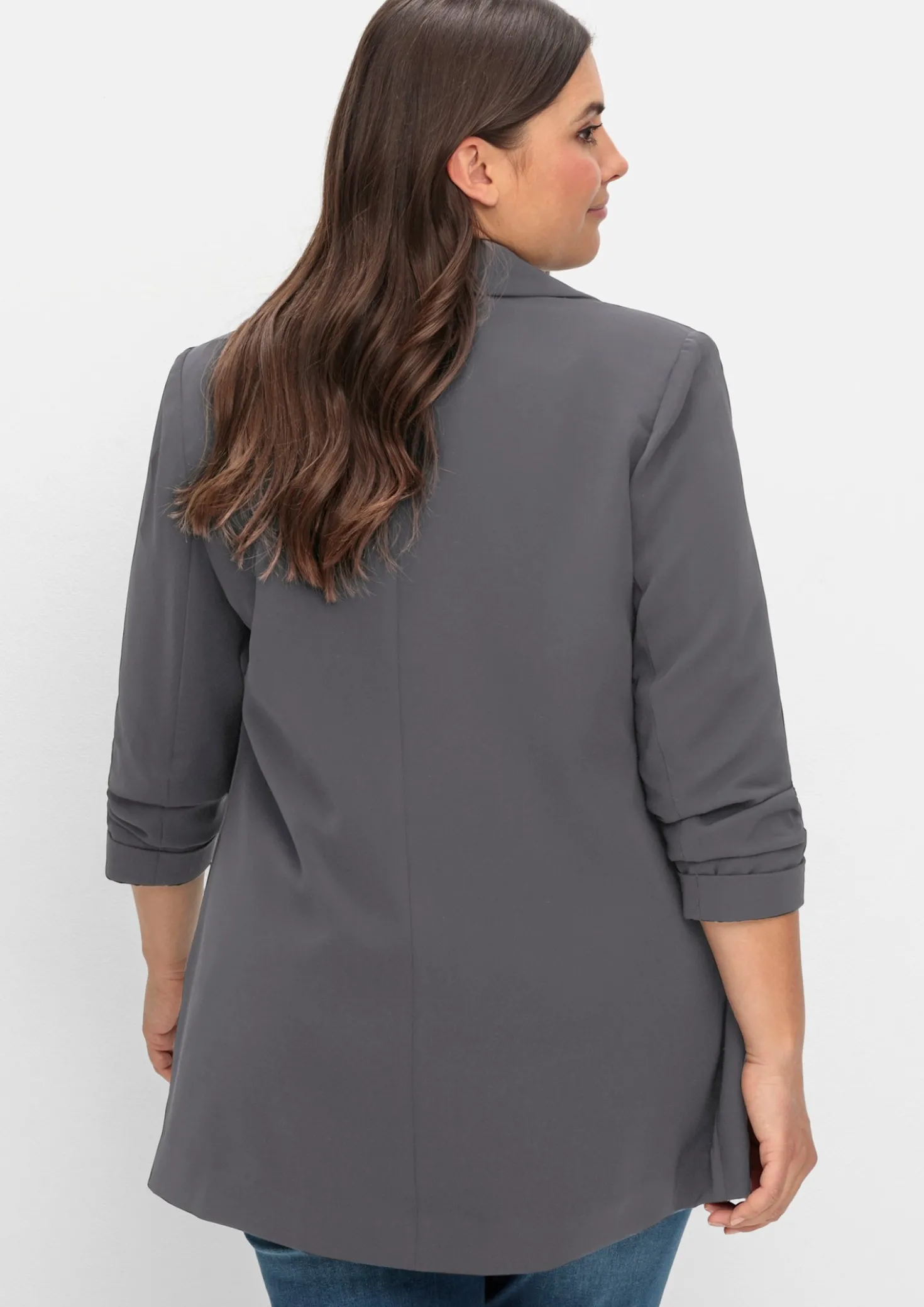 Longblazer mit Schalkragen