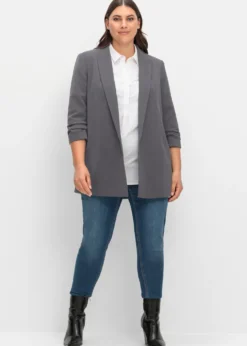 Longblazer mit Schalkragen
