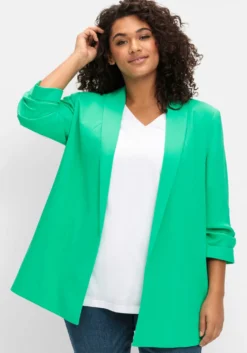 Longblazer mit Schalkragen