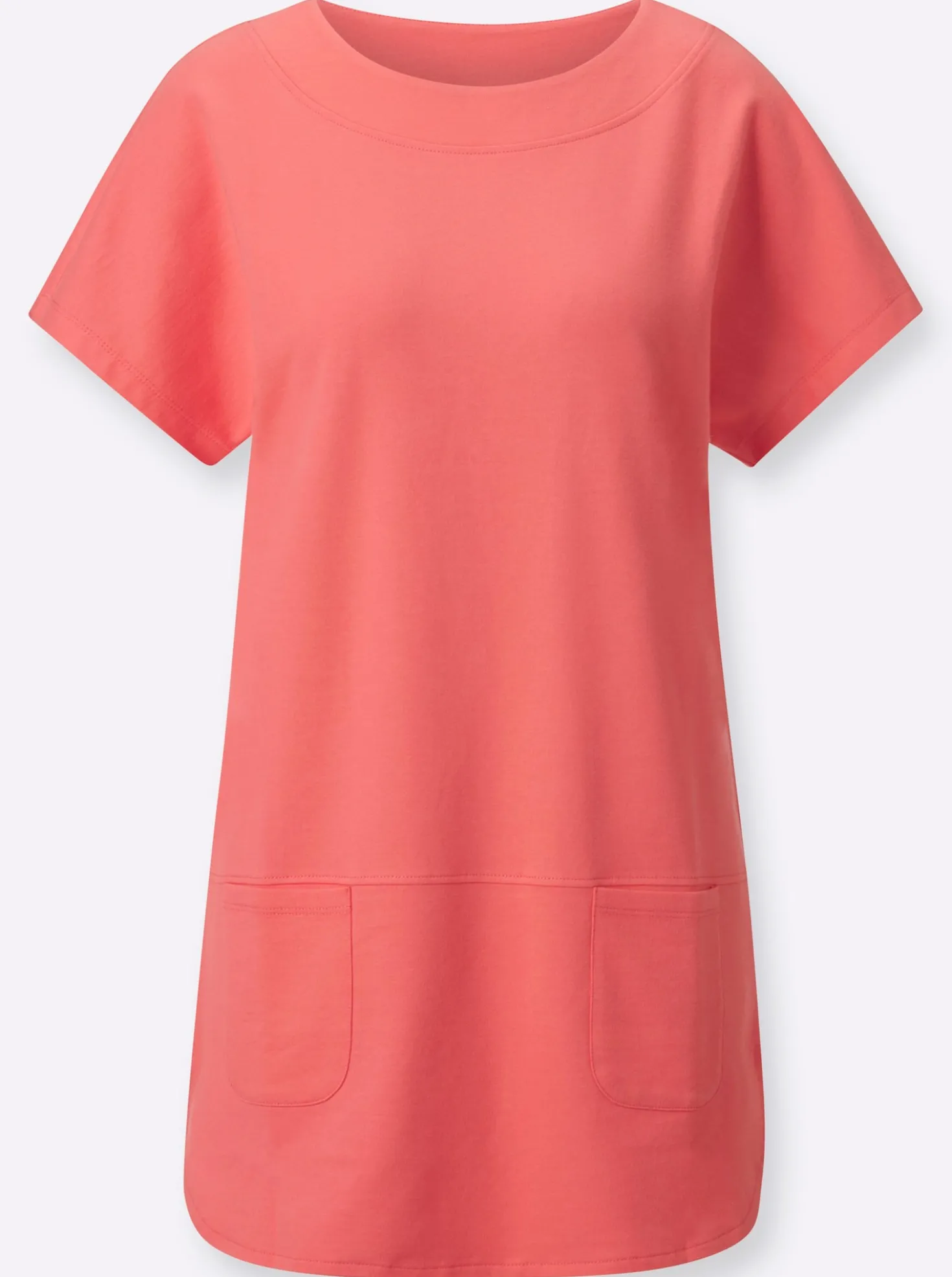 Longshirt in Sweat-Qualität