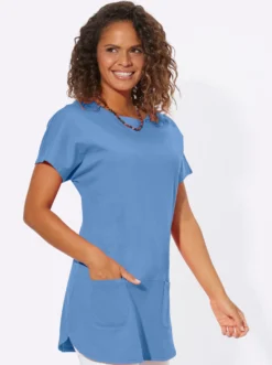 Longshirt in Sweat-Qualität