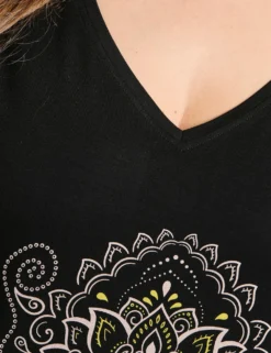Longshirt mit Ornament-Print