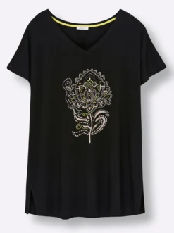 Longshirt mit Ornament-Print