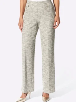 Marlene-Hose in Bouclé-Qualität