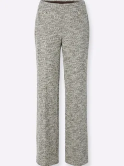 Marlene-Hose in Bouclé-Qualität