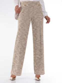 Marlene-Hose in Bouclé-Qualität