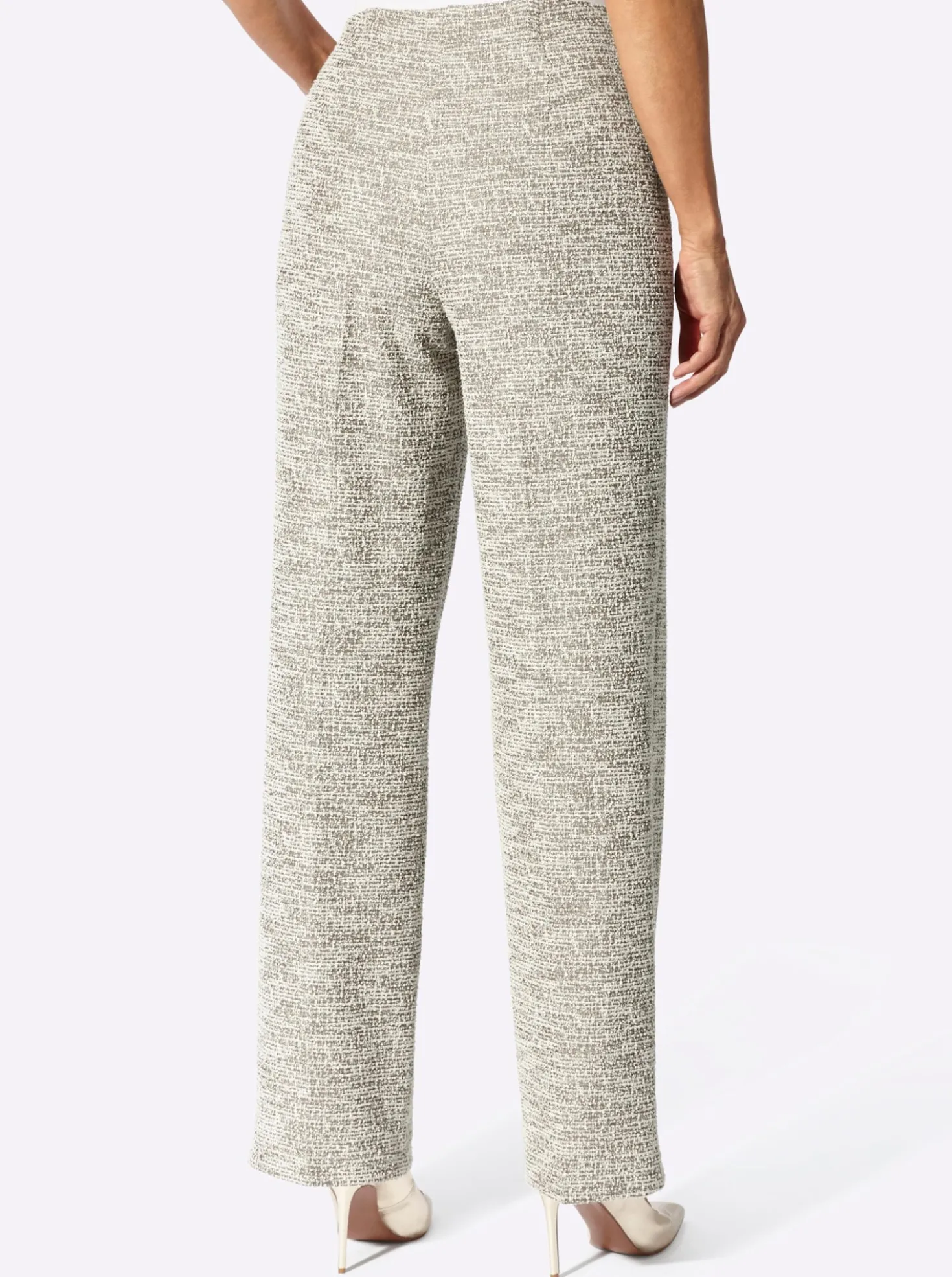 Marlene-Hose in Bouclé-Qualität