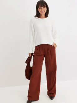 Marlene-Hose mit Bundfalten