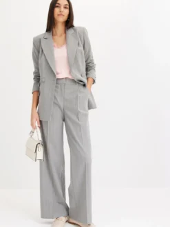 Marlene-Hose mit Nadelstreifen