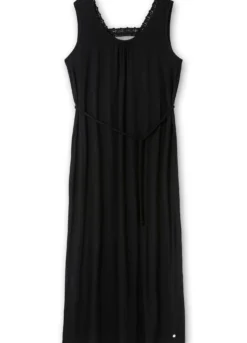 Maxikleid mit Bindegürtel