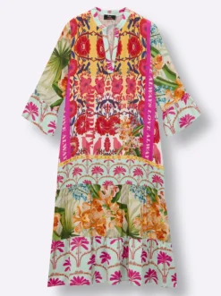 Maxikleid mit Volantstufen