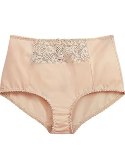 Miederslip mit Spitzeneinsatz vorne