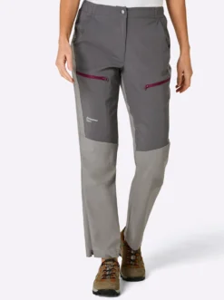 Outdoorhose mit Reißverschluss am Saum