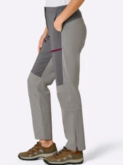 Outdoorhose mit Reißverschluss am Saum