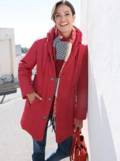Outdoorjacke mit Schalkragen