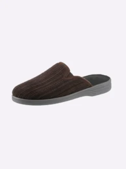 Pantoffel in Cord-Qualität