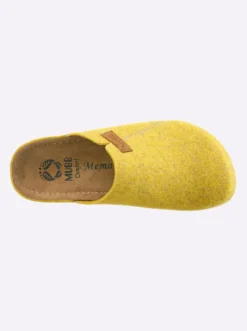 Pantoffel mit Memory-Fußbett