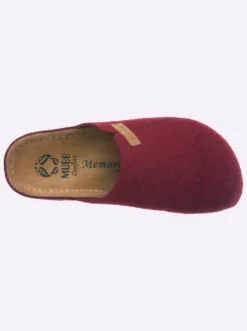 Pantoffel mit Memory-Fußbett