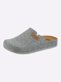 Pantoffel mit Memory-Fußbett